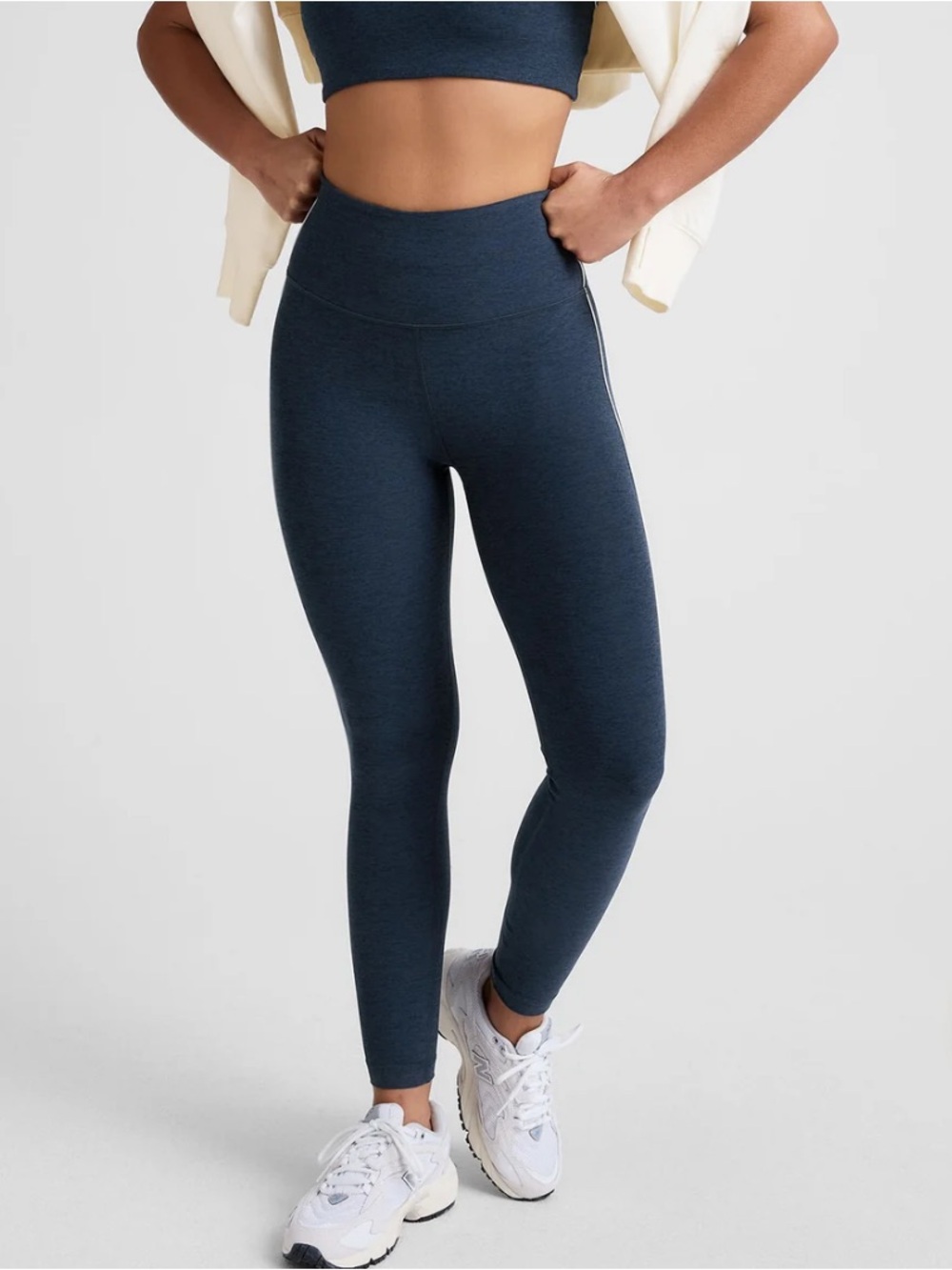 Beyond Yoga spacedye leggings in nocturnal navy size xs